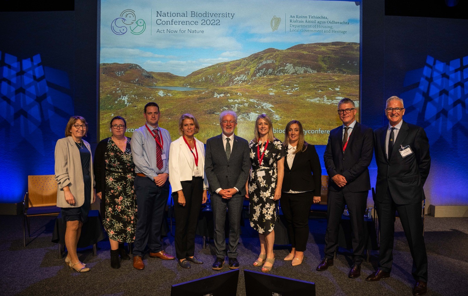 National Parks and Wildlife Team with Minister Noonan