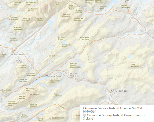 Mid Donegal Map