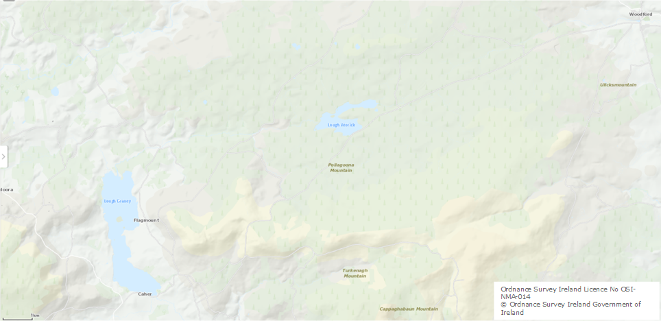 Sliabh Aughty Map