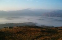 Photo of a misty morning at Glengarriff